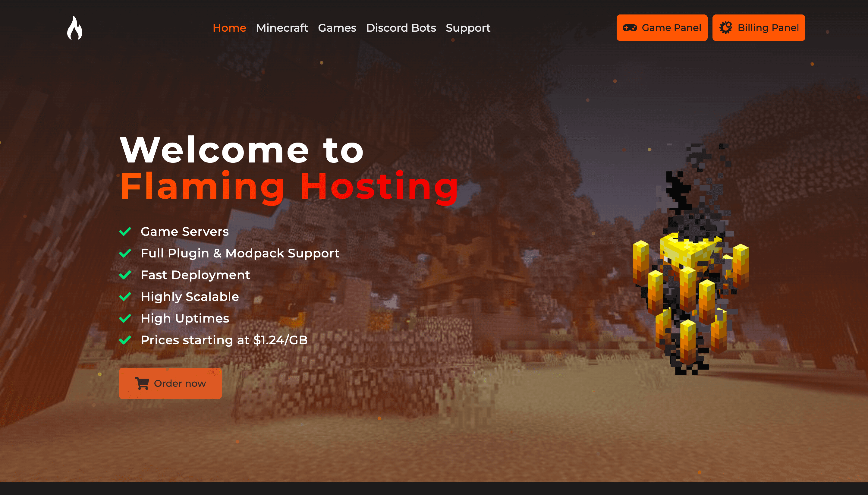 Flaming Hosting gallery image